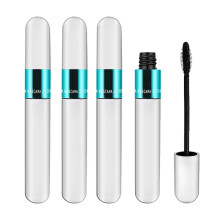 3PCS 2 In 1 Womens Makeup Mascara for Natural Lengthening and Thickening No Clumping 4D Silk Fiber Mascara