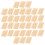 100Sheets Kraft Paper Stationery Vintage Lined Letter Writing Sheets 3