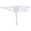 Plastic Christmas Tree Stand White Base for 4-5ft Trees 7-8 3