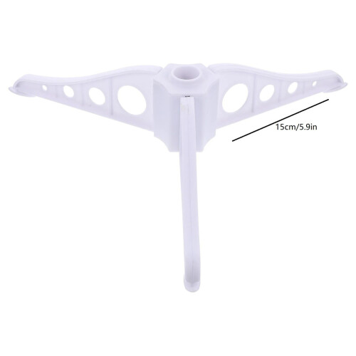 Dreamyjuly 4-Pack Plastic Tree Stands for 45ft Trees, Easy-Grip Knobs, Fits 1.2–1.5m Artificial/Real Trees, Compatible with Standard Bases 2