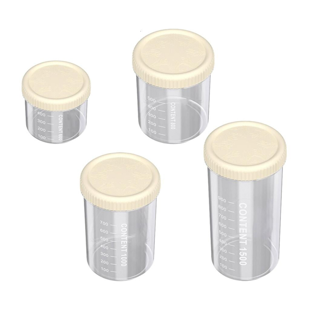 Kitchen Storage Jars Stackable 4 Piece