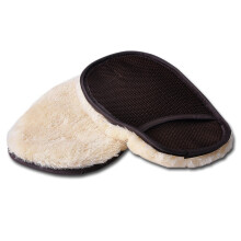 Wool Car Wash Mitt Hand Glove for Car Cleaning, Soft and, 1 Pack for Effective Vehicle Washing