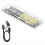 M.2NVMe SSD-kabinet USB3.2Gen2 10Gbps Transparent 1
