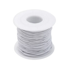 15mm Waxed Polyester Cord, 44 Yd – for Bracelets, Necklaces, Beading & DIY Jewelry Making (Black/White)