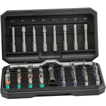 42-Piece Ratchet Screwdriver Kit w/ 40 Magnetic CrMo Bits, Detachable Aluminum Handle & 50Nm Torque – Compatible with Furniture/Electronics Repair
