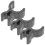 3Stk Schwarze ABS Stiftclips Für Trompete Hörner Kompakt Und Elastisch 10