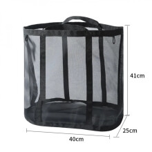 Panier à linge mural pliable en nylon respirant