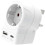 EU to UK Plug Adapter, USB-A/USB-C 20W PD Grounded 1