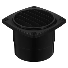 rv roof mushroom vent cap black for circular air ventilation 1Pcs