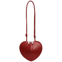 Dámska kabelka v tvare srdca, kabelka z umelej kože, crossbody, dámska taška v tvare srdca