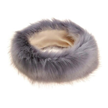 Womens Winter Furry Earwarmer Earmuffs - Cold Weather Ear Covering Russian - Gray