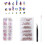 Criostail Ingne Rhinestones Gloine Ar Ais Cothrom 1