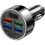 QenAShaing Biloplader 12-24V med digitalt display 4USB 1