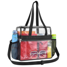 Transparente PVC-Handtasche, multifunktionale Einkaufstasche, ideal für den täglichen Gebrauch