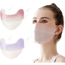 2 mascherine Ligart UV lavabili e riutilizzabili per sport, traspiranti e con protezione solare, ideali per golf e altre attività sportive, perfette