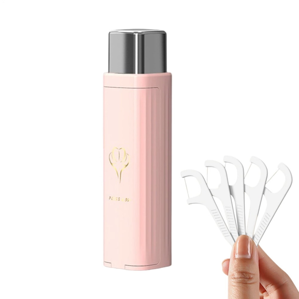 Automatic Floss Pick Dispenser Holder Container for Home, Bathroom, Travel & Hotel â Compatible with Standard Floss Picks