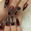 Halloween Press on Nails, Μεσαία ψεύτικα νύχια αμυγδάλου, Ψεύτικα νύχια πλήρους κάλυψης με 1