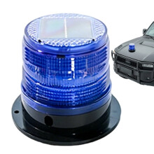 LED Magnetic Solar Flashing Lights for Vehicles – Compatible with Trailer, RV, Motorcycle, Snowplow, Firefighter, Aircraft, Boat & Fleet
