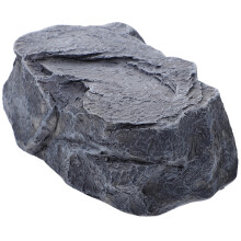 Portable Garden Key Hider Resin Box with Stone Texture for Outdoor Use