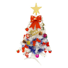 XIEULQP 12" Pre-Lit Optical Fiber Christmas Tree with Multicolor LEDs, Snowflakes & Star – Compatible with US outlets