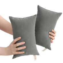 Tiny Travel Pillow for Neck/Lumbar/Knee, Microfiber Mini Pillow, Machine Washable, Compatible with Recliner, Office, Car, Bed & Pet