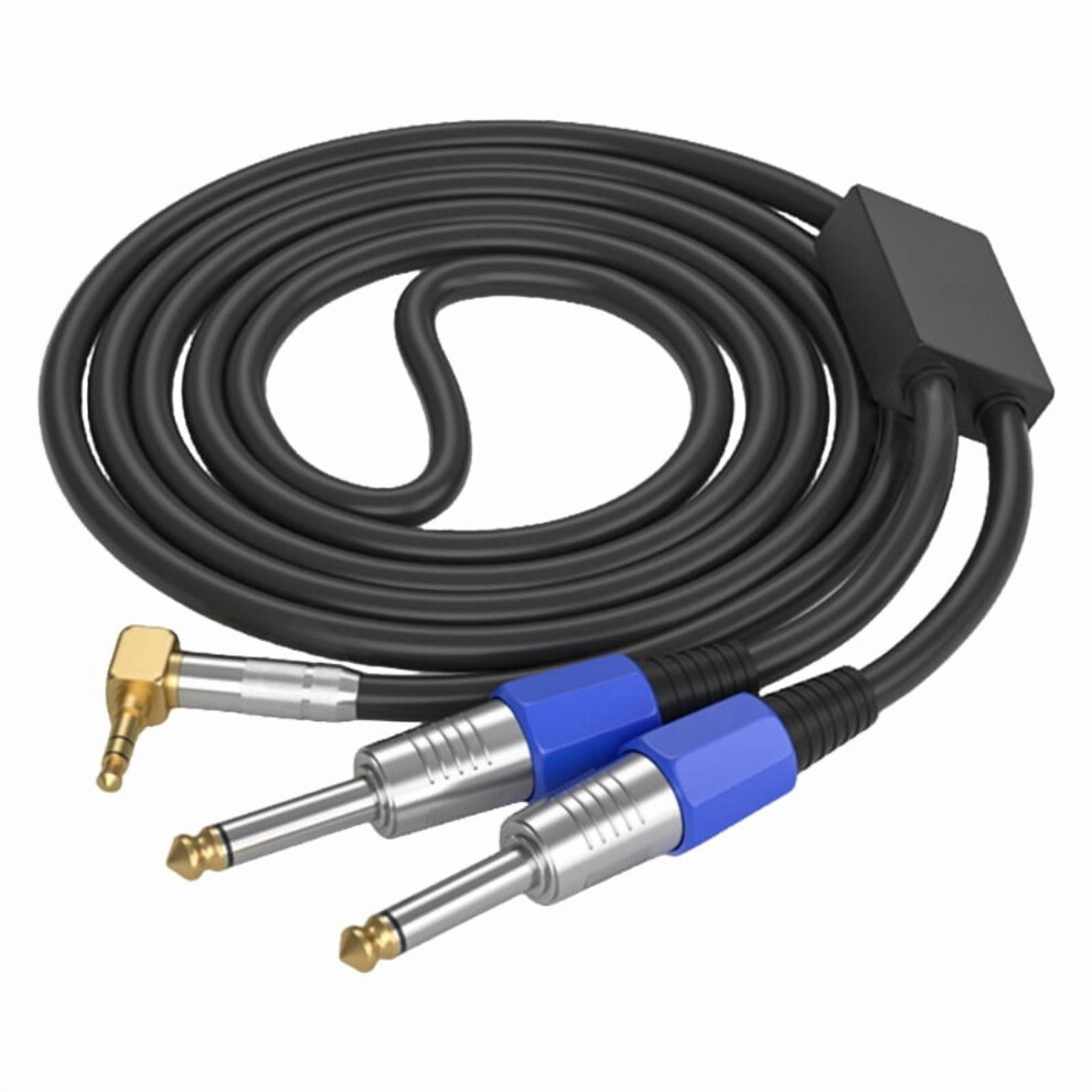 3.5Mm To Dual 6.35Mm Ts Mono Audio Cable Y Splitter 900223287151