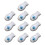 Ceramic Fish Beads Handpainted Vibrant 10 pcs 1