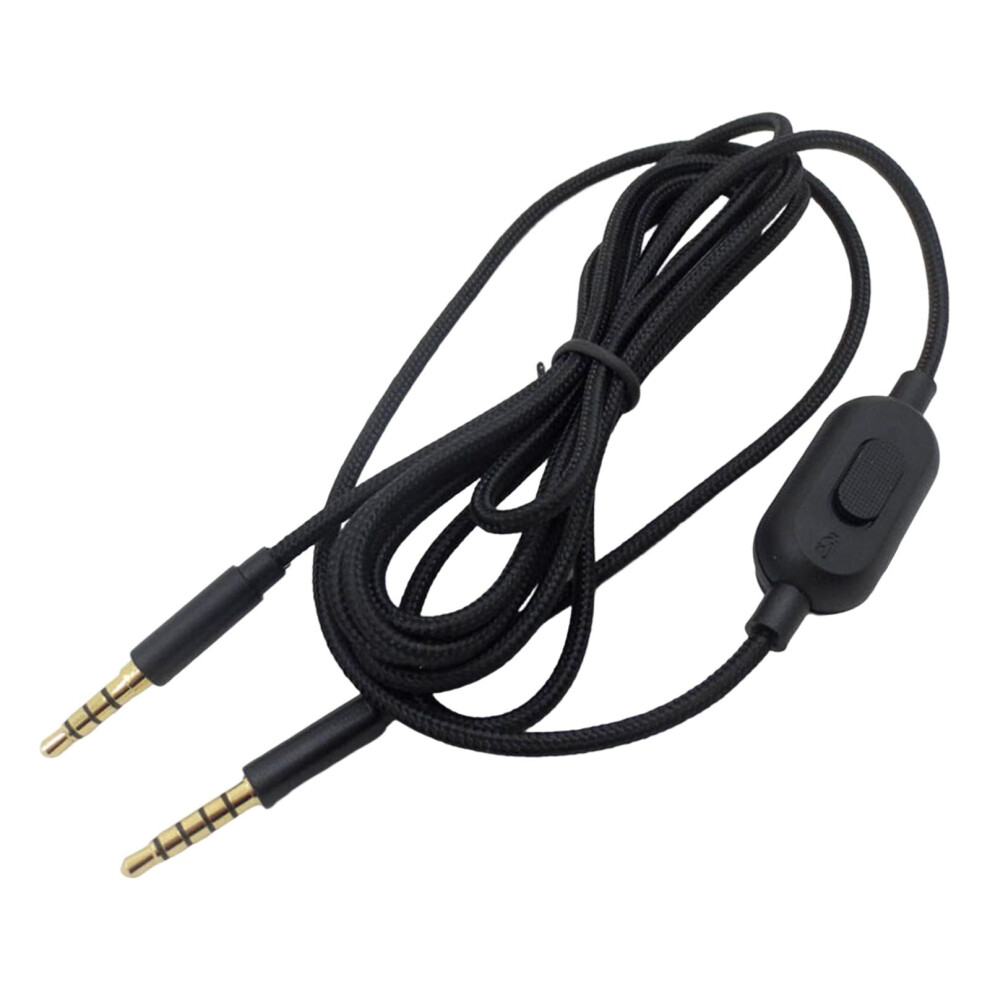 For Astro A10 A40 A30 Gaming Headset 3.5Mm Audio Aux Cable Line, Mute And Volume 9377112537214