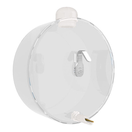 Touch Activated Bird Water Dispenser 250ml Leakproof Automatic Refill Systems Waterer Bottle For Parrots Cage Mounting