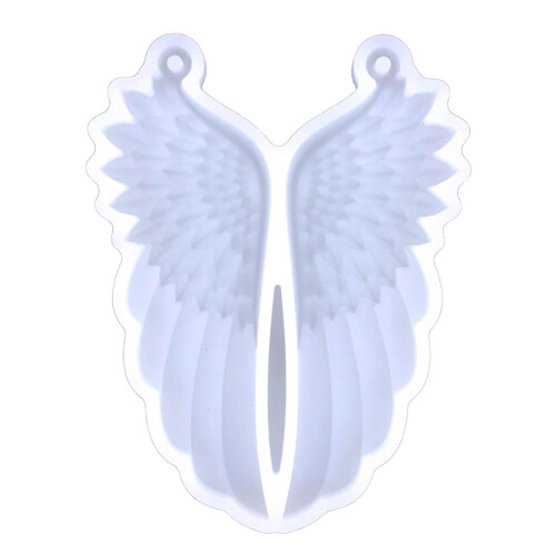 Mirror Angel Wing Ornament Mold Silicone 1pc