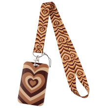 Lanyard with ID Badge Holder Heart Design for Teachers