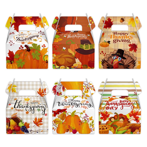Thanksgiving Pumpkin Decor Set 6 Pieces
