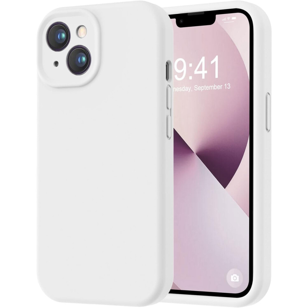 Premium Silicone Iphone 13 Case (6.1") – Camera Protection, Soft Microfiber Lining, Shockproof, Compatible With Iphone 13 9027700537576