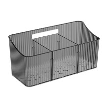 Plastic Ginger & Garlic Organizer with Visible Classification – Multifunctional Kitchen/Bathroom Shelf, Small Space Spice & Food Storage, Compatible