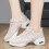 Dame mesh casual sneakers sort US7.5 1