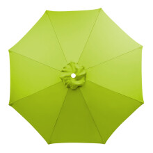 Copertină rotundă pentru umbrelă de terasă, 3,4 m, verde deschis, cu protecție UV