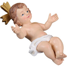 Baby Jesus Statue Holy Infant With Crucifix Ornament Mini Jesus Figurine Home Church Christmas Craft Decoration
