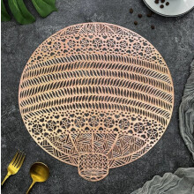 2pcs Christmas Balloon Design PVC Placemats, Nordic Style, Anti-Scalding, Insulated, Waterproof & Non-Slip, Compatible with Bowls & Plates