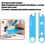 Needle Threader Tool, Automatic Sewing Aid with 3-in-Quick Thread, Metal-Polymer, Compatible with Home Sewing Machines 5