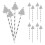 25Pcs Assorted Color Christmas Tree Paper Straws for Festive Drinking 1