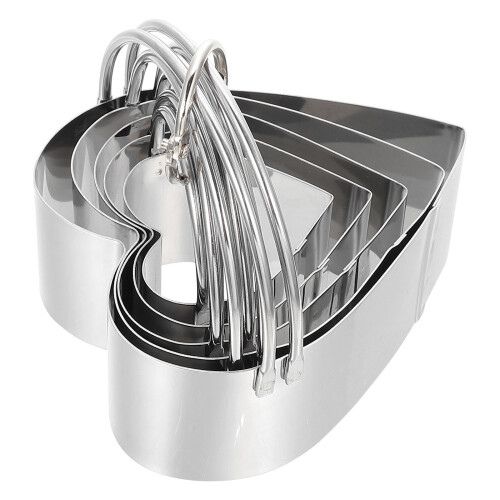 1Set Durable Stainless Steel DIY Cookie Cutters for Baking Use