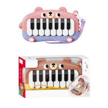Kids' First Piano Toy with Light-Up Do-Re-Mi Keys, Portable Electronic Keyboard for Toddlers – ABS Safe, Compatible with Early Music Learning
