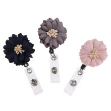 3Pack Multi-layer Flower Retractable Badge Holder Reel Clip On Card Holders 02