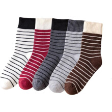 Cotton Calf Socks for Women and Girls 5-Pack