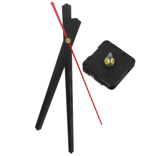 DIY-klockmekanism Kit Klockrörelse Plast Svart 1 set
