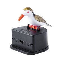 Automatic Toothpick Dispenser Push-Type Bird Shape Toothpick Holder Funny Portable Resin Toothpick Holder for Table