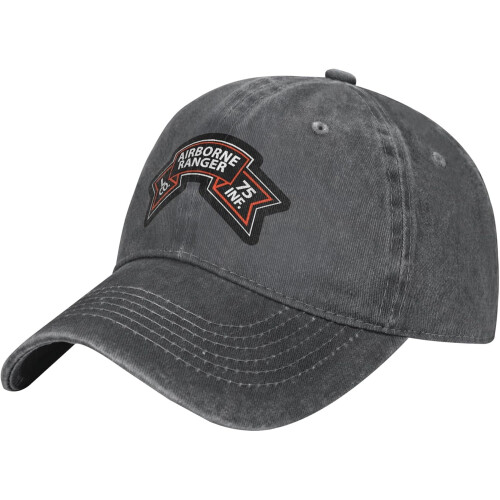 Ρυθμιζόμενο καπέλο μπέιζμπολ Unisex L Co75th Infantry Ranger