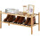 2-Tier Shoe Rack for Entryway, Stackable | Heavy Duty | Multi-Function, Free Standing Shoe Racks for Bedroom Hallway Closet 1