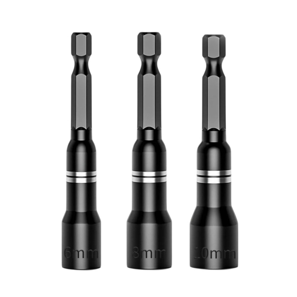 Magnetic Nut Screwdriver Socket Bit For Power Drills Hex Shank Driver Adapter Socket Wrench Tool Parts Accessories 9340959209101