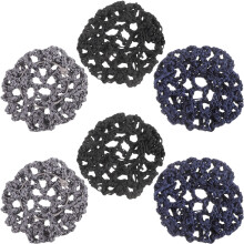 Set of 6 Rhinestone Hair Bun Accessories for Women, Perfect for Formal Events and Everyday Wear